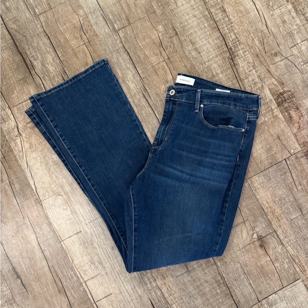 Women’s Levi‎ Signature Mid-Rise Bootcut Jeans Size W34 L34 Stretch Denim
